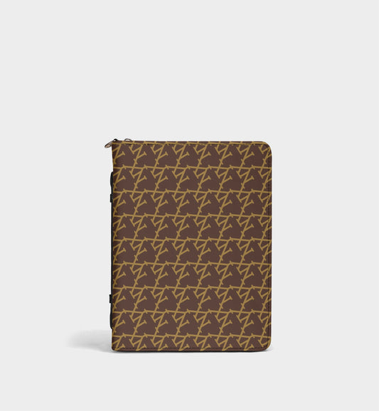 NXY Logo Diagonal Monogram Brown Bible Storage Bag - Woven Faith, Timeless Protection