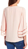 NXY Women's 3/4 Sleeve Button Down T Shirts Tops