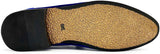 NXY Pantuflas metálicas Penny para hombre, mocasines planos de terciopelo, vestido sin cordones, zapatos de talla grande, talla 6-13