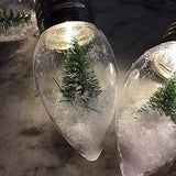 DeepsShark Christmas TreeString Lights, Snow Globe Light, Indoor Outdoor Christmas Lights, Christmas String Lights Fairy String Lights for Home Christmas Tree Wedding Party Bedroom Decoration