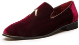 NXY Pantuflas metálicas Penny para hombre, mocasines planos de terciopelo, vestido sin cordones, zapatos de talla grande, talla 6-13