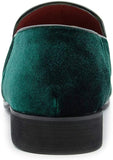 NXY Pantuflas metálicas Penny para hombre, mocasines planos de terciopelo, vestido sin cordones, zapatos de talla grande, talla 6-13