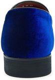 NXY Pantuflas metálicas Penny para hombre, mocasines planos de terciopelo, vestido sin cordones, zapatos de talla grande, talla 6-13