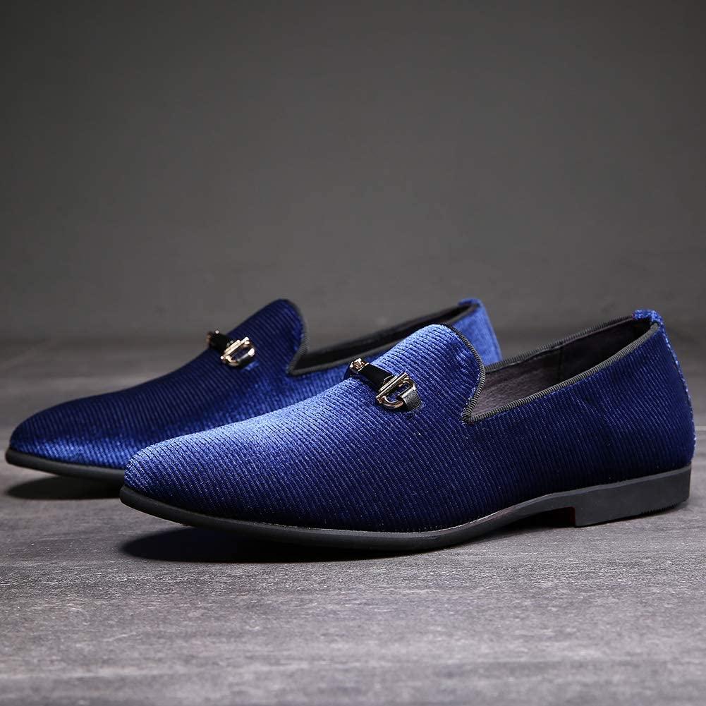 NXY Black Loafers Men丨Men's Penny Loafers & Velvet Loafers Men - Fashion Formal Buckle Casual Dress Shoes