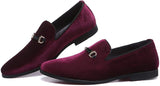 NXY Black Loafers Men丨Men's Penny Loafers & Velvet Loafers Men - Fashion Formal Buckle Casual Dress Shoes