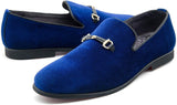 NXY Black Loafers Men丨Men's Penny Loafers & Velvet Loafers Men - Fashion Formal Buckle Casual Dress Shoes