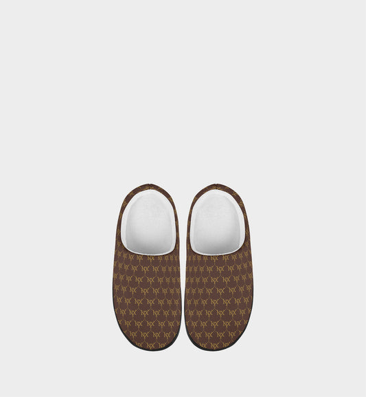 NXY Classic Vintage Monogram Indoor Slippers