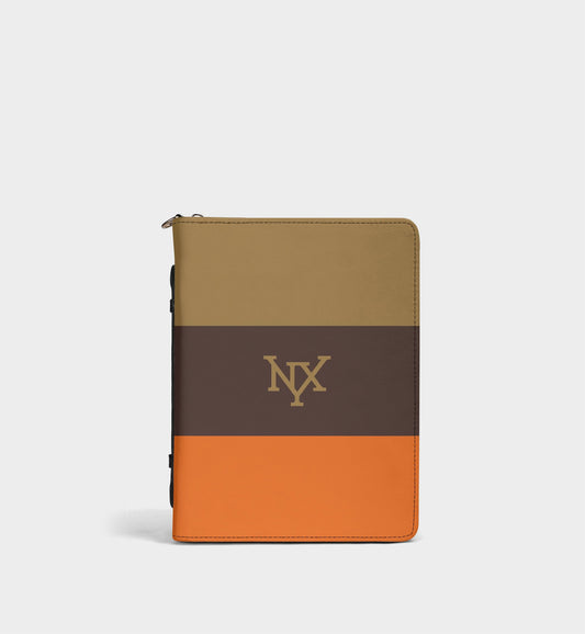 NXY Classic Tri-Color Bible Storage Bag - Woven Faith, Timeless Protection