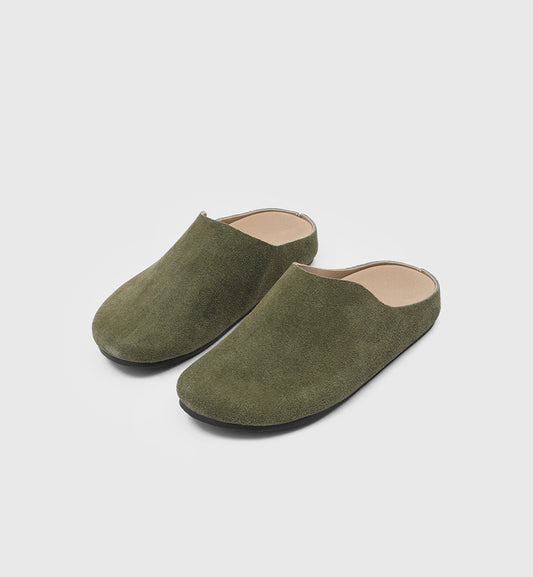 Retro Lazy Suede Clogs | Men's Slip-On Vintage Birkenstock-Style Shoes