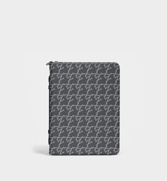 NXY Logo Diagonal Monogram Slate Blue Bible Storage Bag- Woven Faith, Timeless Protection