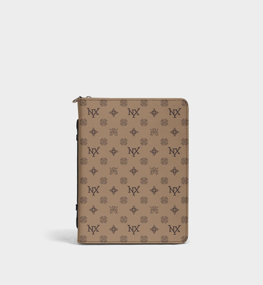 NXY Honeysuckle Pattern Camel Bible Storage Bag - Woven Faith, Timeless Protection