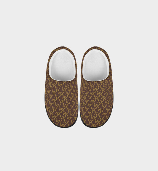 NXY Classic Vintage Monogram Indoor Slippers