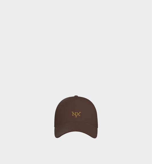 NXY Single Logo Brown Baseball Cap