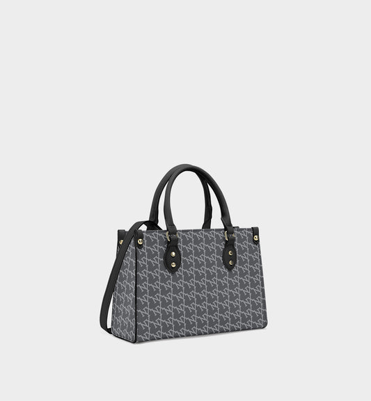 NXY Slanted Monogram Handle Bag