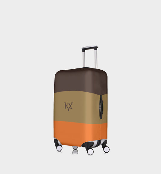 NXY Classic Tri-Color Luggage Cover & Tag Set