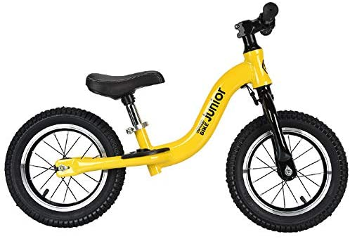 NXY Lightweight Toddler Balance Bike, Cute Balance Trainer for 1-3 Year Ole, Learn to Bike with 12&quot; inch no-Puncture Wheels, Adjustable seat and Carry Handle Grey