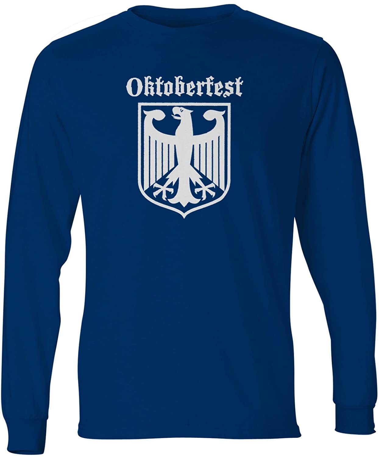 NXY Men's Oktoberfest German Coat of Arms Long Sleeve T-Shirt