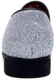 NXY Men's Luxury Sparkling Glitter Slip On Loafers Nightclub Party Dress Shoes