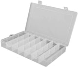 NXY 3-Tier Demountable Plastic Jewelry Box Organizer Storage Container with Adjustable Dividers 30（Large） Grids