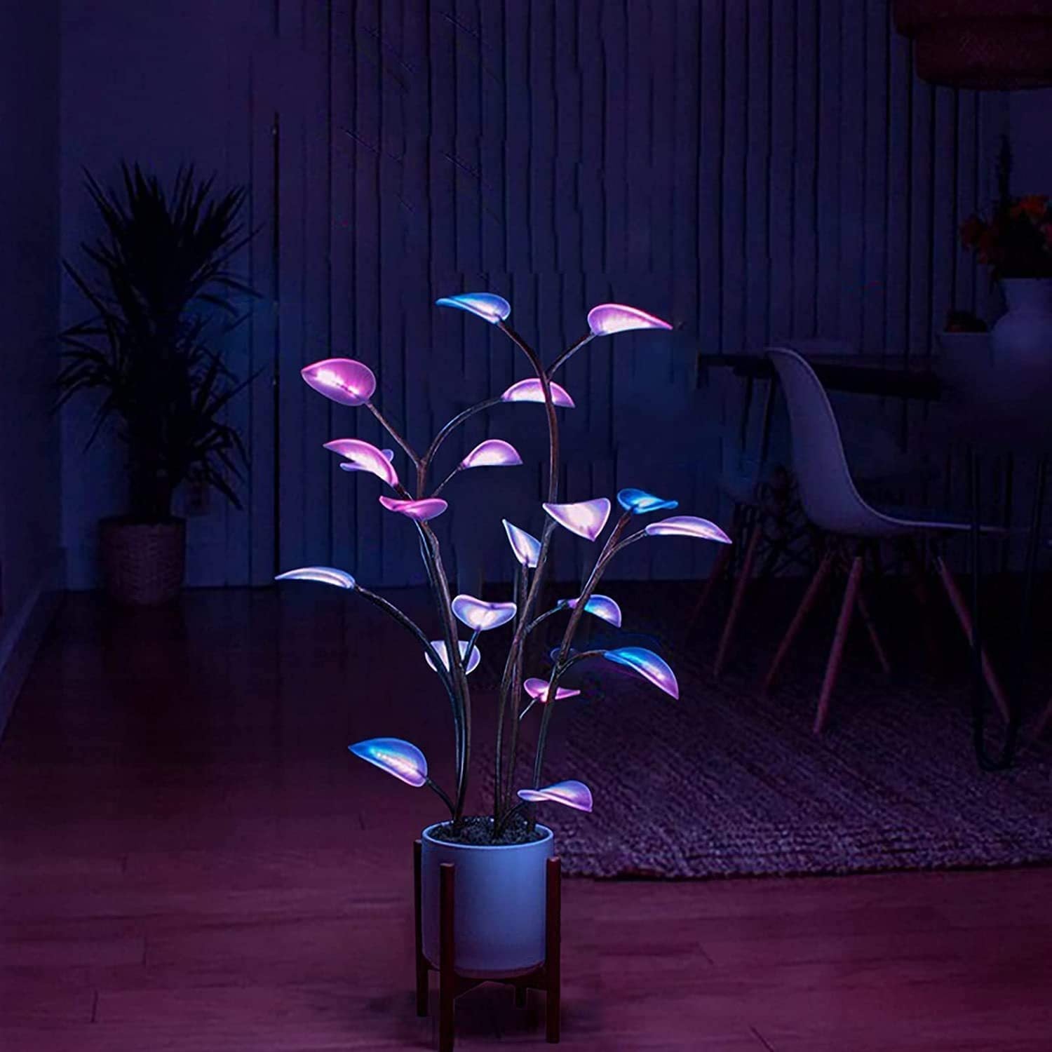 The Magical Led Houseplant - 500 Programmable LEDs, Artificial Plants for Home Decor Indoor, Decorative Fairy Light, Bonsai Houseplant Light for Social Gatherings, Dinner Parties, Date Nights