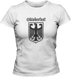 NXY Women's Oktoberfest German Coat of Arms T-Shirt