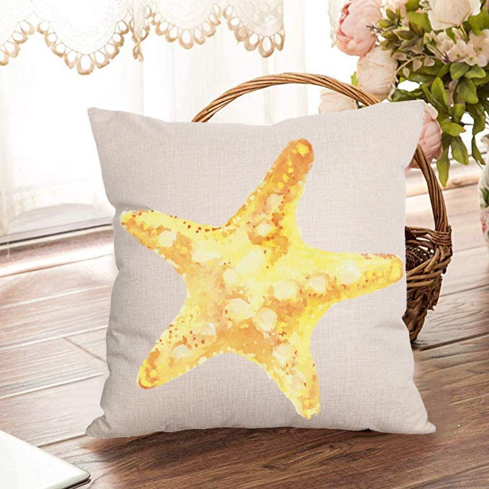 MHB Christmas Pillow Cover Decorations 18&quot;x18&quot; Christmas Decorative Couch Pillow Cases Linen Pillow Square Cushion Cover for Sofa, Couch, Bed and Car