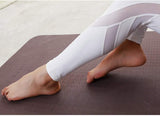 NXY Women Yoga Pants Mesh Tummy Control Leggings High-Waist Gym Yoga Tights Running Pants Black/White