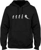 NXY Men's Evolution of Man to Skier Hoodie Sweatshirt