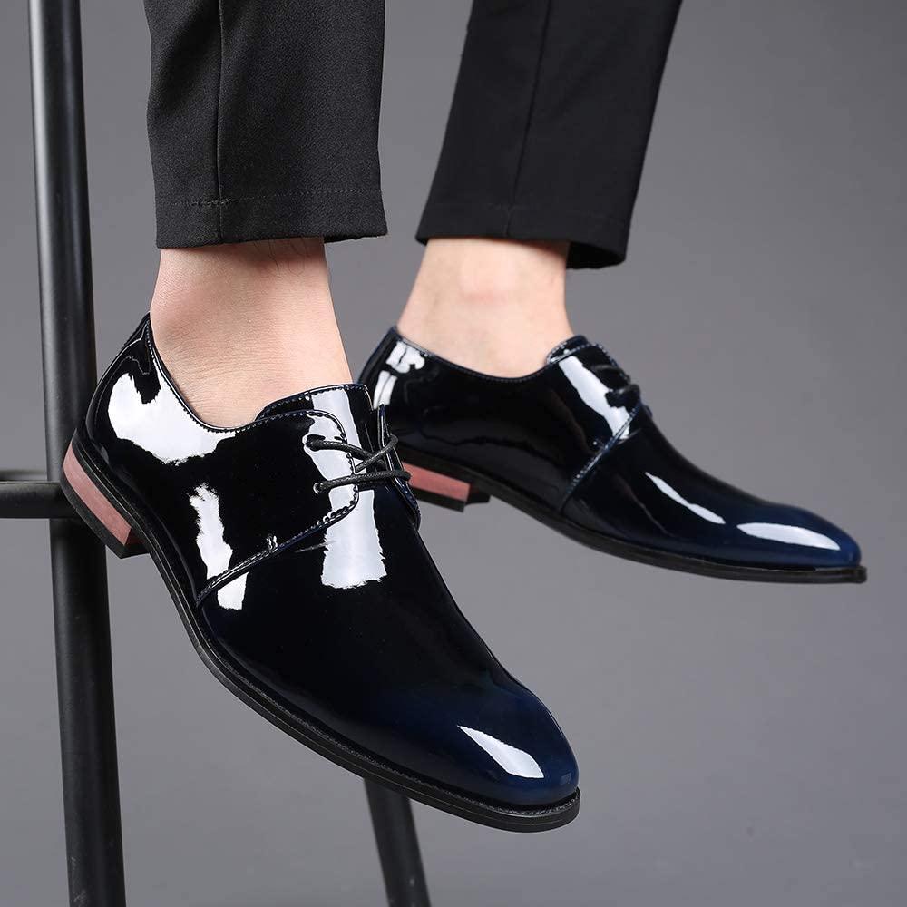 NXY Men's Casual Shoes Loafers Gradient Smooth Upper Shoes Fashion Driving Shoes Leather Shoes for Male Business Work Office Dress Outdoor