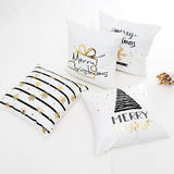 NXY Gold Foil Pineapple Throw Pillow Case Cushion Cover 18&quot; x 18&quot;