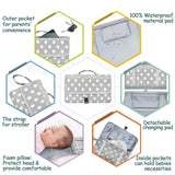 NXY Portable Diaper Changing Pad for Baby, Baby Changing Pad Waterproof