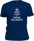 NXY Men's Keep Calm and Drink Bourbon T-Shirt