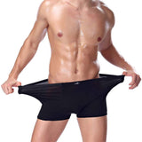 SLJ Boxer Briefs for Men 5-Pack Mens Stretch Underwear Short Leg Trunks Multipack No Fly XS-L
