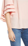 NXY Women's 3/4 Sleeve Button Down T Shirts Tops