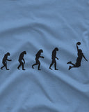 NXY Men's Evolution of Man to Basketball Player T-Shirt - from Caveman to Dunker Tee